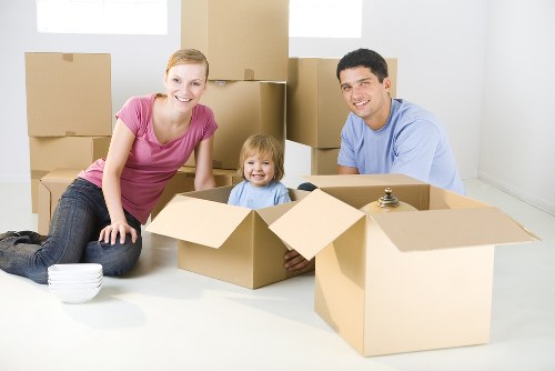 Removal team planning a local move in Ilford