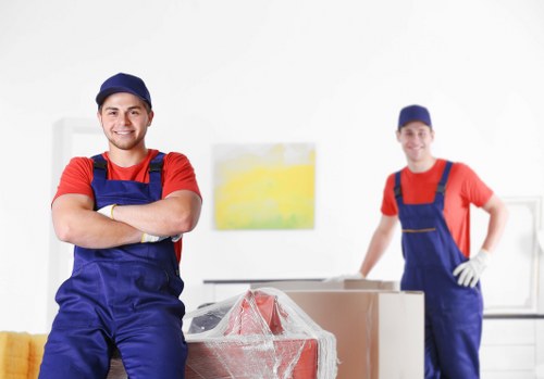 Customer accessing storage unit as booking terms are explained