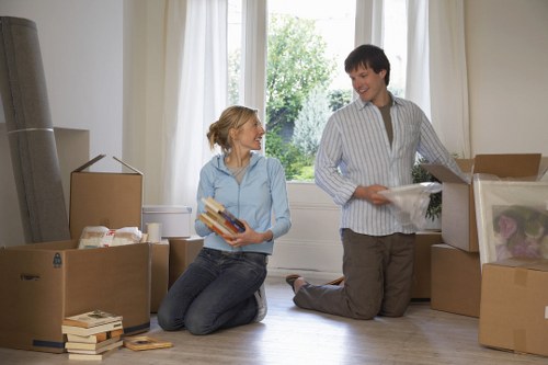 Careful handling of IT equipment during an office move